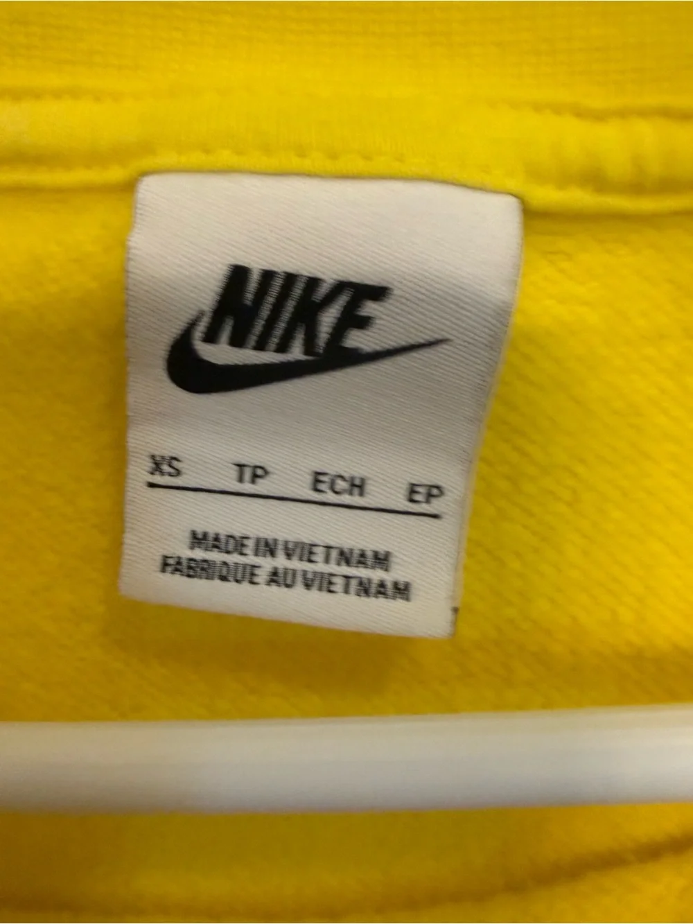 Nike Yellow Crewneck Sweatshirt